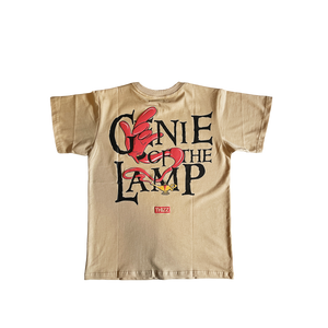 Cream "Genie of The Lamp" Puff Print Tee